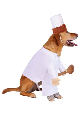 Vista 4 de Disfraz para Mascotas Alfredo Linguini de Ratatouille Disney Pixar Multicolor