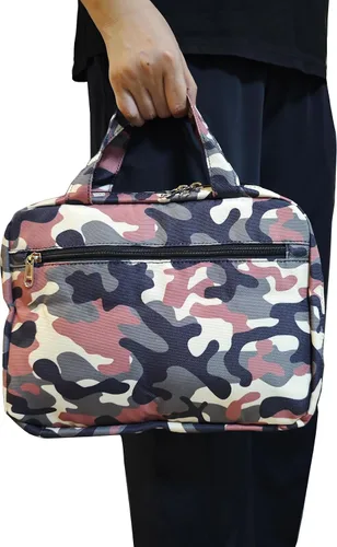 Vista 5 de Octsky Fundas para libros de la Biblia para hombre, funda protectora para la Biblia con bolsillo, verde militar