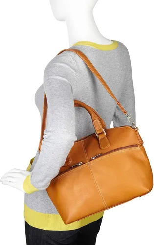 Vista 3 de Classic Satchel Bag - Bolso Colombiano Vaquetta Piel Vaca Mujer