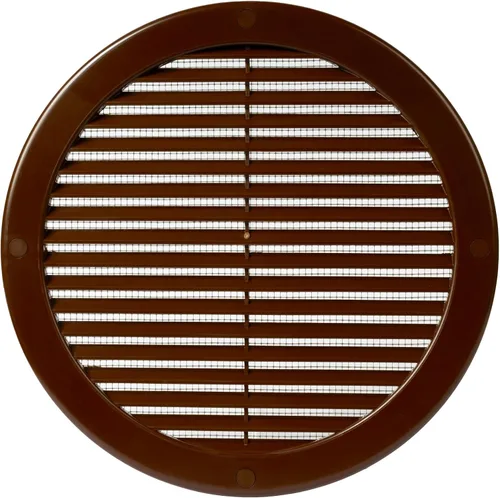 Vista 21 de Medida de apertura de 3'' x 3'' pulgadas / Rejilla externa de ventilación cuadrada blanca con malla protectora - Registro de plástico ligero Blanco