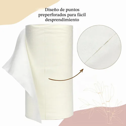 Vista 2 de Mama Koala Forros de pañales naturales desechables para pañales de tela, 200 hojas (paquete de 2)