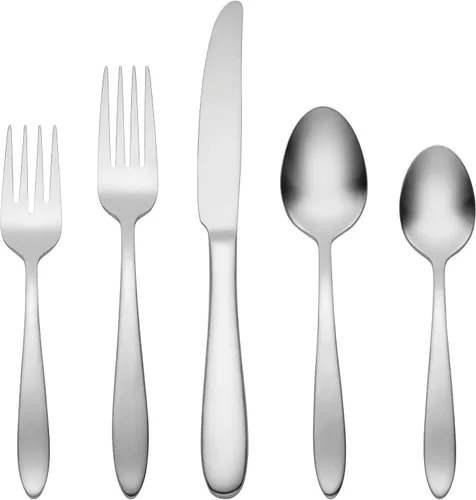 Vista 15 de Oneida Mooncrest - Juego de 4 tenedores de cena B336004A, plateado, juego de 4, tenedores de cena