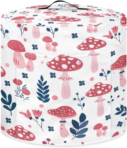 Vista 23 de Cubierta antipolvo para olla a presión con estampado floral de pájaros, compatible con 3 cuartos de galón, cubierta antipolvo instantánea duradera