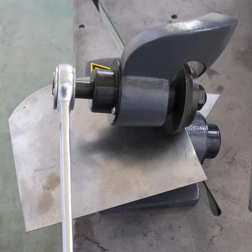 Vista 3 de KAKA Industrial Cizalla de chapa sin garganta, tijeras de metal de 0.079 pulgadas (0.079 in), cortador de banco manual de calibre 20