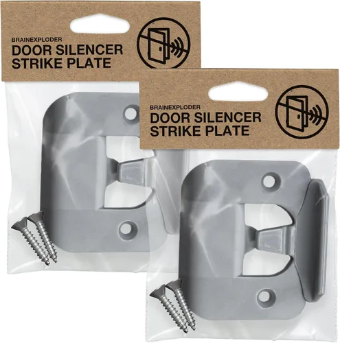 Vista 12 de BrainExploder Placa de Golpe Silenciadora de Puerta – Flexible, Solución Eliminadora de Ruido para Pestillos Ruidosos Se Ajusta Sin