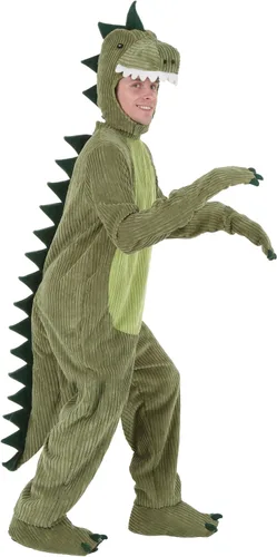 Vista 2 de Disfraz de T-Rex de pana para adultos