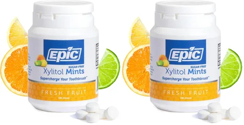 Vista 22 de Epic Mentas de Xilitol 100% - Sin Aspartamo, Sin Azúcar - Mentas con Sabor a Canela, 55 Piezas (Paquete de 5)