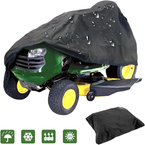 Vista 7 de IC ICLOVER Cubierta para tractor de césped, cubierta para cortacésped para montar al aire libre, se adapta a cubiertas de hasta 54 pulgadas