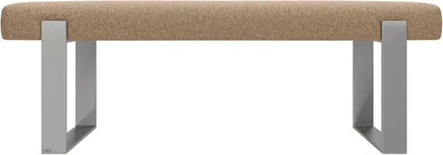 Vista 72 de VANT Banco de cama tapizado, beige Boucle, níquel cepillado Boucle Beige - Níquel cepillado
