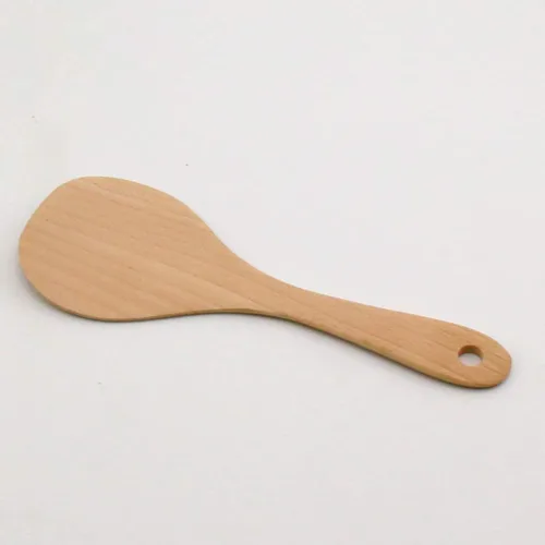Vista 4 de UPKOCH Juego de espátulas de madera de mango corto de 3 piezas para cocinar cocina en casa