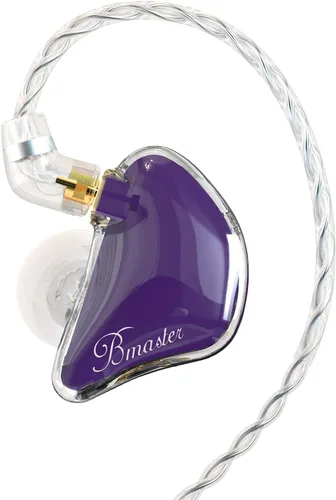 Vista 12 de BASN Bmaster Triple Drivers in Ear Monitor Auriculares (negro) iem de aislamiento de sonido con dos cables mmcx desmontables, kit de transporte