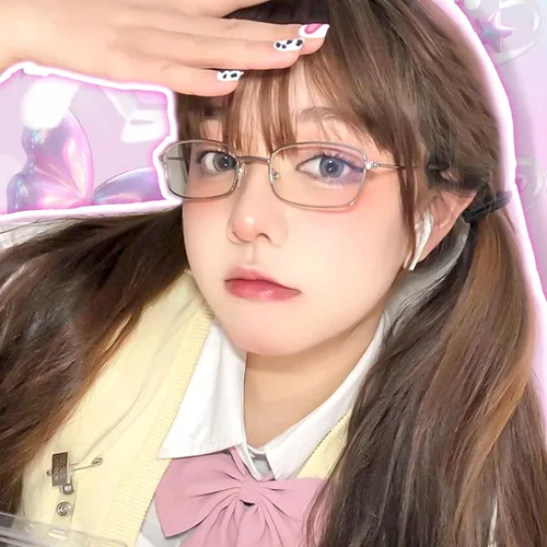 Vista 5 de IGnaef Gafas falsas de moda sin receta para mujeres con bloqueo de luz azul rectangular marco de metal IF8733