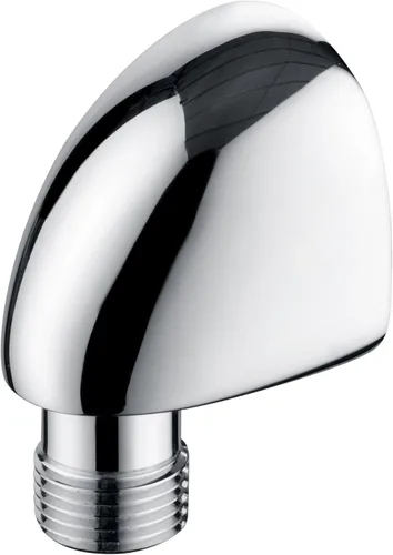 Vista 8 de Codo de suministro de pared de latón 100% para ducha de mano con válvula de retención, adaptador de manguera de 1/2 pulgada para Delta, cabeza Moen