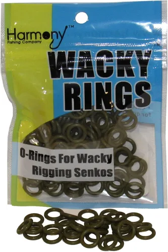 Vista 20 de (100pk) – O-Rings for Wacky Rigging Senkos/Worms/Soft Stickbaits – Bait Saver Orings for Senko Worm – Save Your Baits from Tearing While Wacky Neko