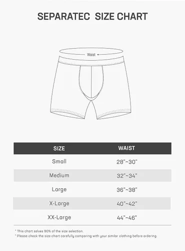 Vista 3 de Separatec Paquete de 3 calzoncillos tipo bóxer de micromodal para hombre, ajuste cómodo