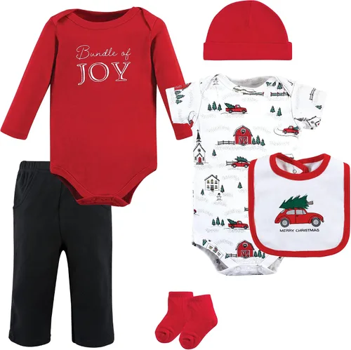Vista 29 de Hudson Baby Juego de canastilla de algodón unisex para bebé Arcos de ballet Bunny