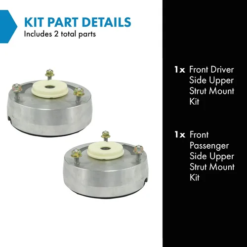Vista 2 de TRQ Kit de montaje de puntal superior delantero compatible con BMW X5 2007-2013 2008-2014 X6