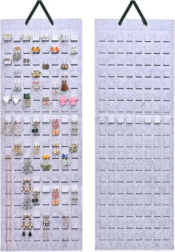 Vista 11 de Lolalet Organizador Colgante de Aretes con 20 Ganchos para Mujeres, Organizador de Aretes de Pared Colgador de Aretes, Almacenamiento de Aretes