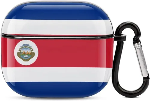 Vista 26 de Lesotho Flag - Funda protectora de cuerpo completo para auriculares Bluetooth para AirPods 3, funda para auriculares con llavero
