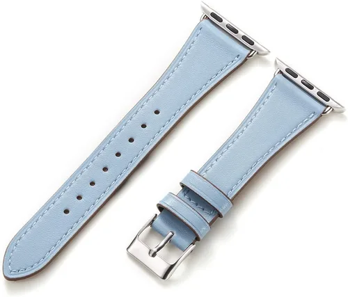 Vista 13 de HANDODO Italian Genuine Leather Band Women for Apple Watch Series 11 10 9 8 7 6 5 4 3 2 1 SE SE2 Ultra 2/3, SGS Certified Dressy Bracelet Cute Strap