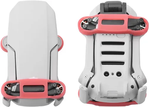 Vista 2 de SeiZed Soporte de hélice para hélice D-JI Mavic Mini/Mini de 2 hazs, cubierta protectora de silicona, accesorios para drones (color : gris)