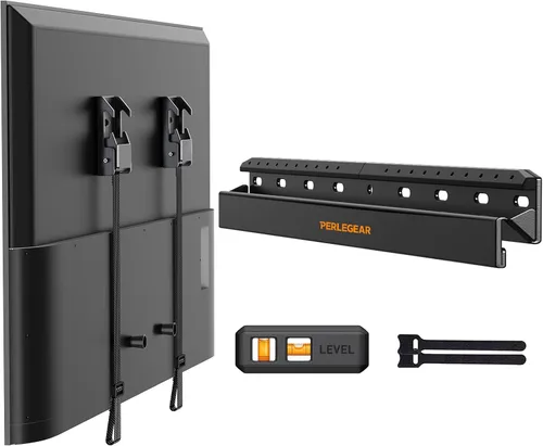 Vista 10 de Perlegear No Stud TV Wall Mount with LED Light for 24–65 inch TVs