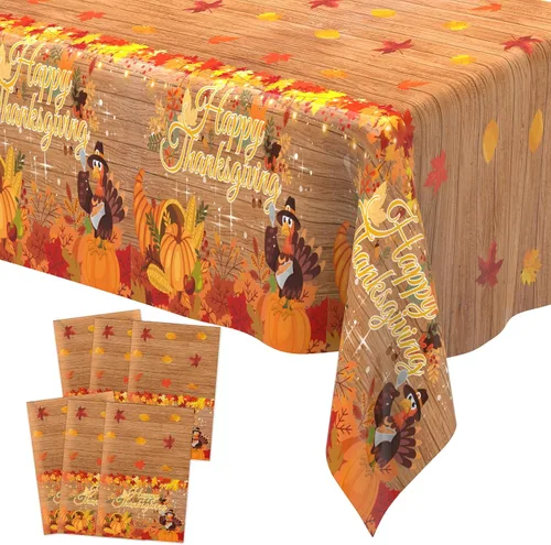 Vista 13 de Decoraciones para Fiestas de Fútbol, Paquete de 2 Manteles de Plástico para Fútbol (54x108 Pulgadas), Cubiertas de Manteles Rectangulares