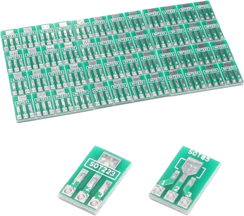 Vista 3 de Fielect FPC-8P-0.5 / FPC-8P-1 a DIP Adaptador PCB Junta SMD Convertidor 20pcs 17.78 x 30.48 5 piezas