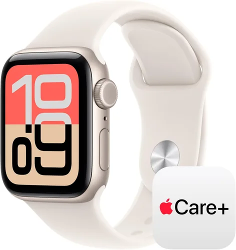 Vista 21 de Apple Watch SE 3 [GPS 1.575 in] Smartwatch con caja de aluminio medianoche con correa deportiva de medianoche - S/M. Monitores de fitness y sueño
