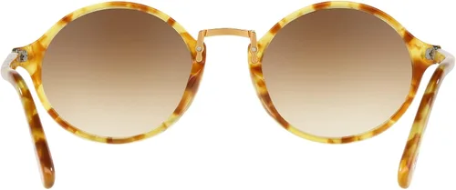 Vista 4 de Persol Man Sunglasses Yellow Tortoise Frame Brown Gradient Lenses 53MM