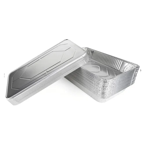 Vista 17 de IDL Packaging Sartenes de aluminio de tamaño completo para mesa de vapor, profundos, 21 x 13 x 3 pulgadas (paquete de 25) - Sartén desechable