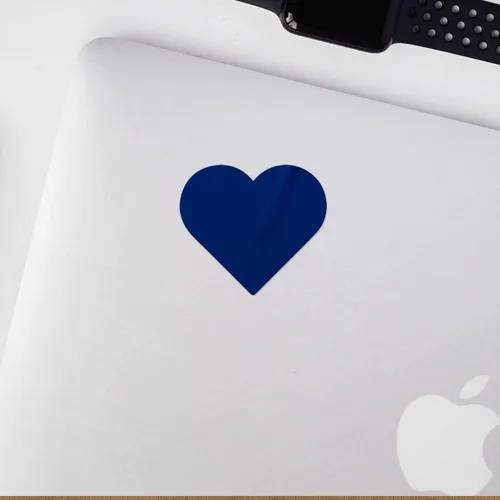 Vista 106 de Calcomanías transparentes de corazón 6 (azul celeste) Calcomanías de vinilo impermeables de alta calidad para teléfono portátil, accesorio