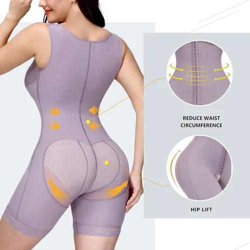 Vista 4 de M MYODRESS Shapewear para mujer, control de abdomen, moldeador de cuerpo completo, ropa de alta compresión