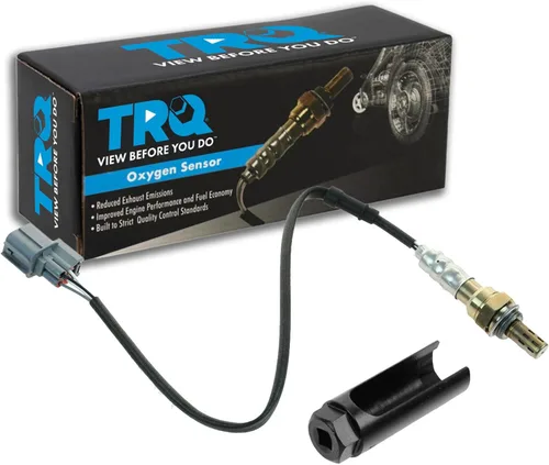 Vista 251 de TRQ Sensor de Oxígeno O2 de 4 Hilos de Banda Estrecha Compatible con VW Atlas 2.0L 2018-21, VW GTI 2.0L 2016-18, Audi A3 Quattro 2.0L 2015-18, VW
