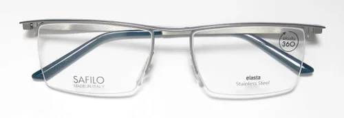 Vista 2 de Safilo 1071 Elasta - Bisagras de resorte de media llanta para hombre y mujer