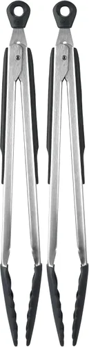 Vista 11 de OXO – Pinzas con buen mango con extremo de silicona, Negro