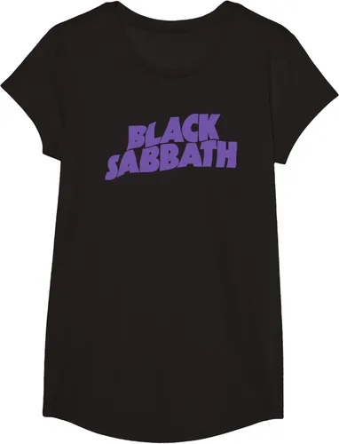 Vista 4 de Black Sabbath Camiseta con logotipo morado