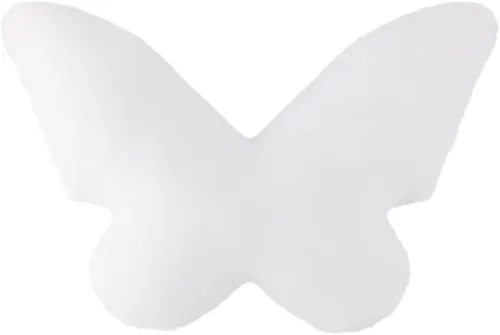 Vista 9 de JWH Almohada decorativa de mariposa 3D, almohada de animales estética, de peluche, funda de almohada con estampado de bonito cojín para cama, sofá