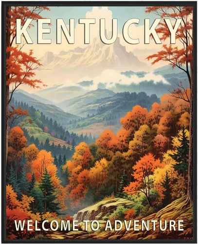 Vista 28 de Póster artístico de Alaska, decoración artística de paisaje retro de Estados Unidos, pintura de montaña y paisaje de aventura para dormitorio, sala