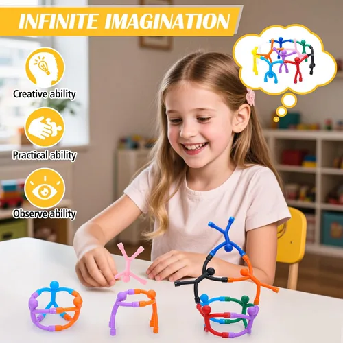 Vista 3 de 10 piezas de juguetes magnéticos de viaje, imanes para hombres y niños, lindos imanes magnéticos de personas, avión, coche, esencial para viajar