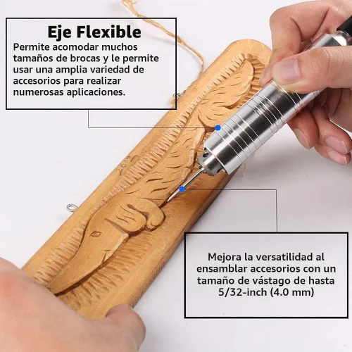 Vista 5 de Máquina pulidora de velocidad ajustable, pulidora de torno de banco multifunción, amoladora de banco, máquina pulidora utilizada para la fabricación