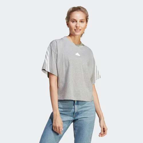 Vista 2 de adidas Camiseta Future Icon Three Stripes para mujer, PARENT