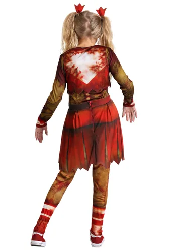 Vista 2 de Disfraz de Porrista Zombie para Niñas Multicolor