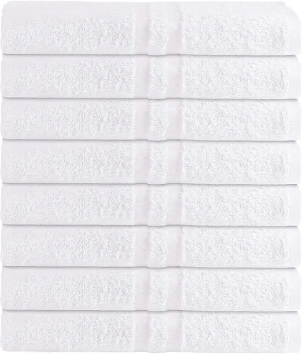 Vista 12 de GREEN LIFESTYLE Paquete de 24 toallas de mano negras de 16 x 27 pulgadas, calidad de spa premium, súper suaves y absorbentes, para gimnasio