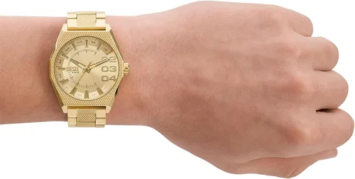 Vista 4 de Diesel Scraper Men's Watch with Stainless Steel Bracelet or Leather Band