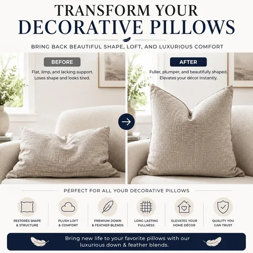 Vista 5 de East Coast Bedding Bulk Mezcla de Plumón y Plumas de Ganso 25/75 - Gris - Relleno de Calidad Premium para Almohadas, Cama, Throw, Sofá, Almohada