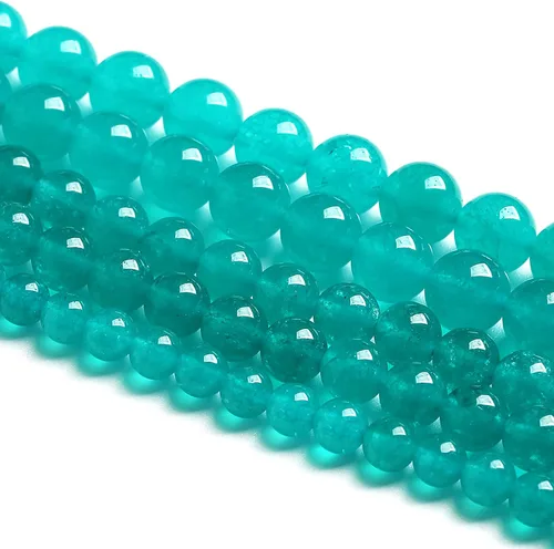 Vista 79 de 60 cuentas sueltas de piedra natural de turquesa africana de 0.236 pulgadas (6 mm) para hacer joyas, pulseras de bricolaje