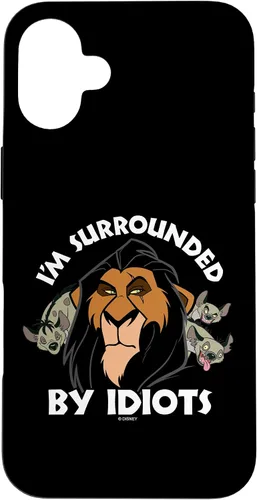 Vista 22 de Funda para iPhone 16 Disney The Lion King Scar I'm Surrounded By Idiots