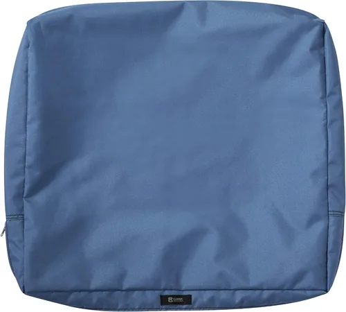 Vista 24 de Classic Accessories Ravenna - Funda de cojín de respaldo de patio resistente al agua, 25 x 22 x 4 pulgadas, color espresso