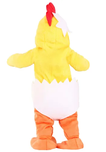 Vista 2 de Disfraz Infantil de Pollo Saliendo del Huevo Multicolor